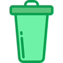 miscellaneous, Trash, interface, Basket, Bin, Garbage, Can, Tools And Utensils MediumAquamarine icon