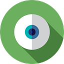 Visibility, interface, Eye, visible, halloween, view, miscellaneous, medical MediumSeaGreen icon