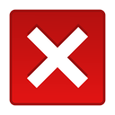Exit, remove, cancel, cross Firebrick icon