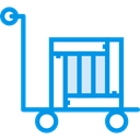 Shipping And Delivery, deliver, items, Delivery Cart, Cart, trolley, Delivery Black icon