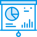 chart, Presentation, Business, statistics, graphic, finances, financial, Seo And Web DodgerBlue icon