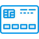 card, Chip, Money, Commerce And Shopping, credit, Credit card, payment DodgerBlue icon