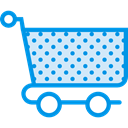 shopping cart, Shop, market, Cart, shopping, trolley, store, Commerce And Shopping Lavender icon
