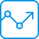 graph, Business, graphic, up arrow, Line Chart, Seo And Web DodgerBlue icon