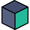 3d, interface, Shapes And Symbols, shapes, cube, Squares, Geometrical DimGray icon