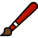 paint, Art, Painting, Tools And Utensils, Edit Tools, Brushes, Painter, paint brush, Artist Black icon