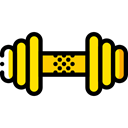 weight, sports, gym, dumbbell, weights, Dumbbells, Tools And Utensils, Sports And Competition Black icon