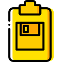 Tasks, checking, Verification, Files And Folders, Clipboard, list Gold icon