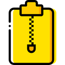 Clipboard, list, Tasks, checking, Verification, Files And Folders Gold icon