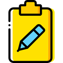 list, Tasks, checking, Verification, Files And Folders, Clipboard Gold icon