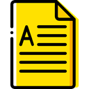 Files And Folders, File, Archive, interface, files, document Gold icon