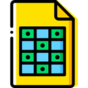 document, File, Archive, interface, files, Files And Folders Gold icon