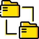 Folder, interface, files, storage, file storage, Data Storage, Office Material, Files And Folders Black icon