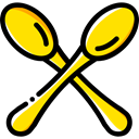 Restaurant, spoon, Cutlery, Tools And Utensils, Food And Restaurant Black icon