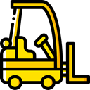 Fork, transportation, truck, transport, vehicle, lift, Forklift, Industrial, Shipping And Delivery Icon