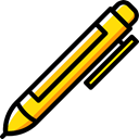 pencil, Pen, miscellaneous, writing, Tools And Utensils, School Material, Office Material, Business And Finance Black icon