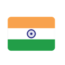 flag, Rs, India, indian Black icon