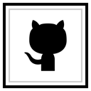 media, Logo, Social, Github Black icon