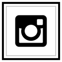 media, Logo, Social, Instagram Black icon