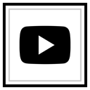 Social, youtube, media, play, Logo Black icon
