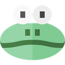 Animals, wildlife, Amphibian, Animal Kingdom, frog DarkSeaGreen icon