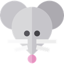 Wild Life, Animal Kingdom, Mouse, Animals, rodent Silver icon