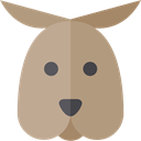 Animal, zoo, Animals, kangaroo, Wild Life, Animal Kingdom RosyBrown icon