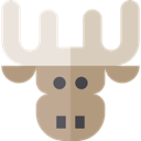 zoo, Animals, Moose, mammal, Wild Life, Animal Kingdom RosyBrown icon