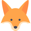 mammal, wild, wildlife, Fox, Animal, zoo, Animals SandyBrown icon