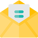 Email, envelope, Message, mail, Letter, Note, marketing, Business And Finance SandyBrown icon