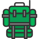 miscellaneous, baggage, Bags, education, travel, Backpack, luggage DarkSlateGray icon