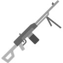 miscellaneous, weapon, shooting, Gun, shoot, machine gun, Army, weapons, Guns Black icon