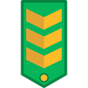 miscellaneous, Chevron, Military, Army, Signaling SeaGreen icon