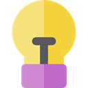 Light bulb, Idea, electricity, illumination, technology, electronics, invention Khaki icon