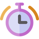 time, timer, alarm clock, Tools And Utensils, Clock, Time And Date Black icon