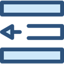 option, lines, symbol, signs, Left Alignment, Text, interface, Alignment, ui DarkSlateBlue icon