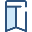 bookmark, interface, shapes, Badge, insignia DarkSlateBlue icon