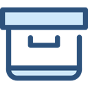 storage, file storage, Data Storage, Storage Box, Shipping And Delivery, Archive, Box DarkSlateBlue icon
