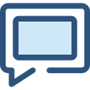 Multimedia, Chat, ui, Communication, speech bubble, Conversation DarkSlateBlue icon
