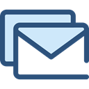 Email, envelope, Multimedia, Message, mail, interface, mails, envelopes, Communications DarkSlateBlue icon