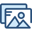 image, photo, picture, photography, interface, landscape, Files And Folders DarkSlateBlue icon