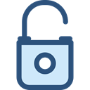security, Unlock, padlock, Unlocked, Lock, secure, Tools And Utensils DarkSlateBlue icon