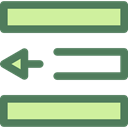 Left Alignment, Text, interface, Alignment, ui, option, lines, symbol, signs DimGray icon