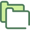 Folder, interface, storage, file storage, Data Storage, Office Material, Files And Folders DimGray icon