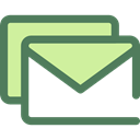 Email, envelope, Multimedia, Message, mail, interface, mails, envelopes, Communications DimGray icon