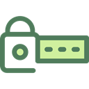 password, security, Alarm, ui, Passkey Black icon