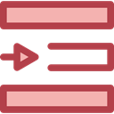 lines, symbol, signs, Right Align, interface, Alignment, ui, option, Text, Right Alignment Sienna icon