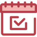 Time And Date, interface, Administration, Organization, Calendars, Calendar, time, date, Schedule Sienna icon