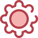 Gear, settings, configuration, ui, cogwheel, Tools And Utensils Sienna icon