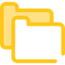 Files And Folders, storage, file storage, Data Storage, Office Material, Folder, interface Gold icon